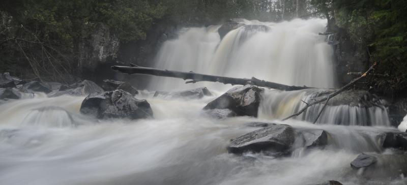 portage falls.jpg - One of the  many waterfalls on Portage Brook
